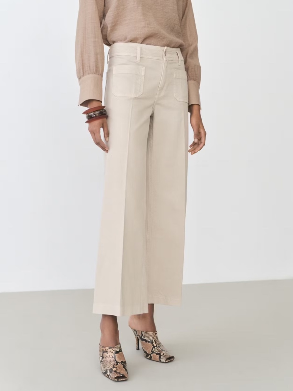 Mango | Wide leg jeans with pockets